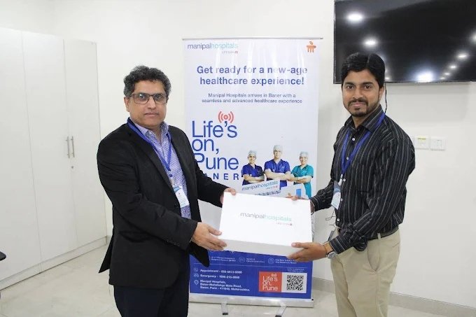 Dr. Nitin receiving professional recognition